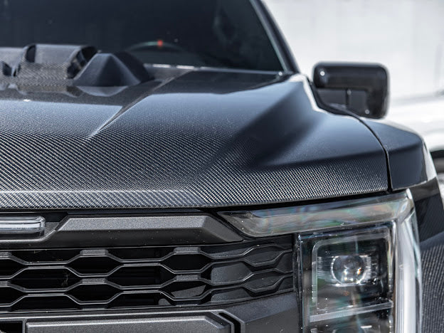 2021-UP FORD F-150 RAPTOR CARBON FIBER FRONT HOOD