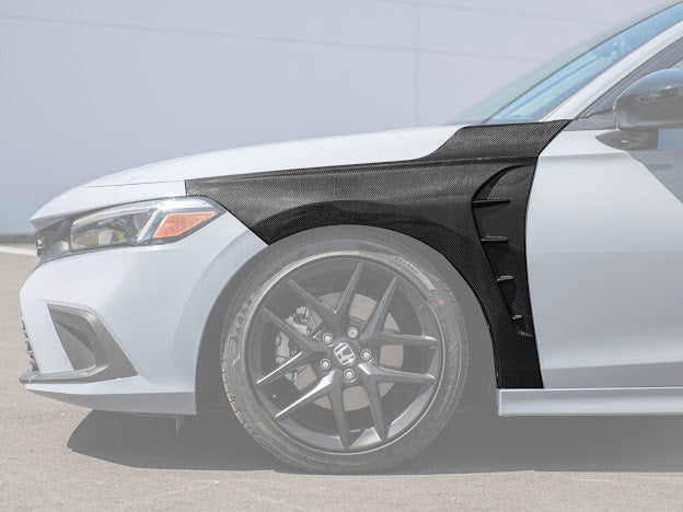 2022-UP HONDA CIVIC | JDM TYPE-R STYLE CARBON FIBER SIDE FENDERS