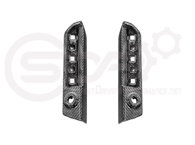 2023-UP BMW G87 M2 | FACTORY STYLE CARBON FIBER REPLACEMENT REAR BUMPER REFLECTOR TRIM PAIR