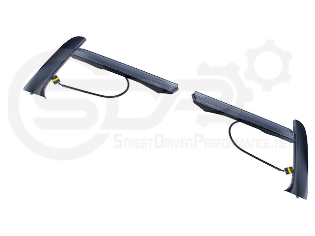 2020-UP CORVETTE C8 STINGRAY & Z51 | SEQUENTIAL FRONT GRILLE LED DRL LIGHT BAR BEZEL INSERTS PAIR