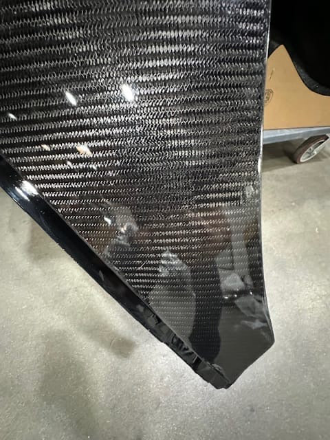 *BLEMISHED/DISCOUNTED*2005-2013 Chevrolet Corvette C6 Carbon Creations ZR2 Front Fenders - 2 Piece