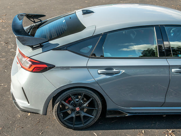 *BLEMISHED-DISCOUNTED* 2023-UP HONDA CIVIC TYPE-R CARBON FIBER REAR HIGH WING SPOILER