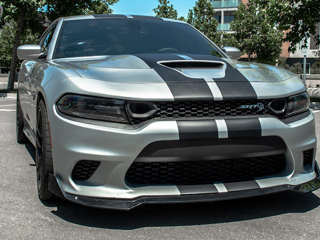 2015-UP DODGE CHARGER SRT TRACK PACKAGE FRONT SPLITTER (3pc)