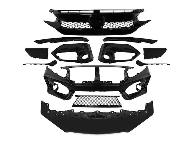 2016-2021 HONDA CIVIC | JDM TYPE-R CONVERSION PACKAGE FRONT BUMPER KIT