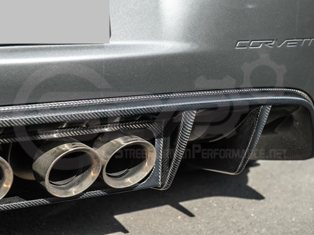 2005-2013 CORVETTE C6 | AGGRESSIVE STYLE REAR BUMPER DIFFUSER