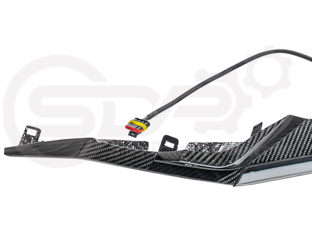 2023+ CHEVROLET CORVETTE C8 Z06 | CARBON FIBER SEQUENTIAL LED DRL LIGHT BAR BEZEL INSERT