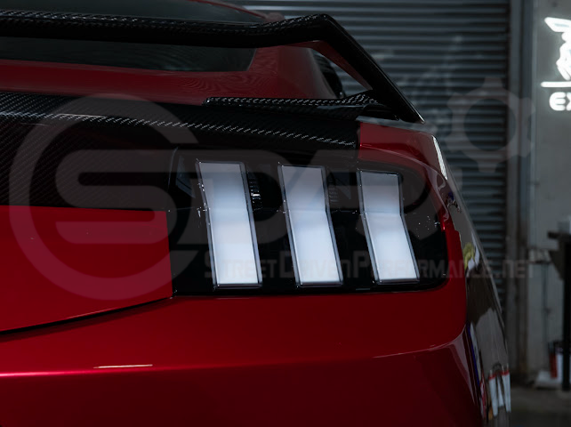 2024-Up Ford Mustang S650 | EURO Style Sequential Signal LED Clear Lenses Rear Taillights Pair