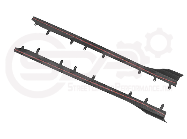 2023-Up BMW G87 M2 | TR Style CARBON FIBER Side Skirts Rocker Panel Extension Ground Effects