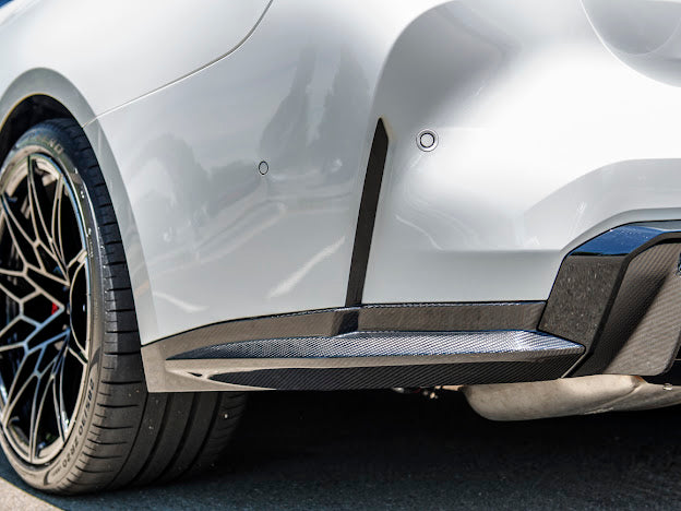 2021-Up BMW G80 M3 | Factory Style CARBON FIBER Rear Apron Lip Splitter Ground Effects