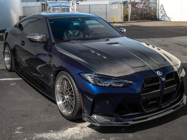 2021+ BMW G80 M3 & 2021+ BMW G82 / G83 M4 | SDP PERFORMANCE  STYLE CARBON FIBER FRONT HOOD