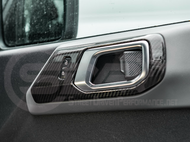 2021-UP FORD BRONCO CARBON FIBER FRONT DOOR HANDLE TRIM COVER