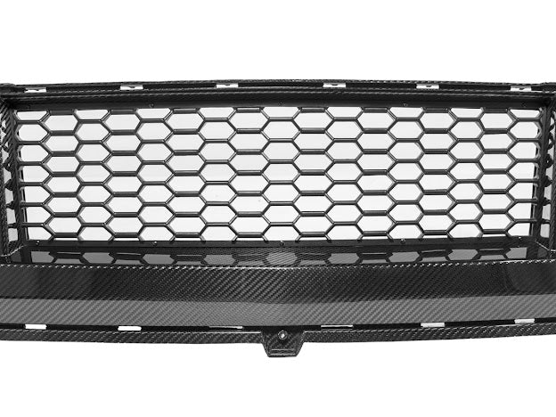 2024-UP MUSTANG S650 | CARBON FIBER FRONT UPPER GRILLE W/ GT MESH REPLACEMENT