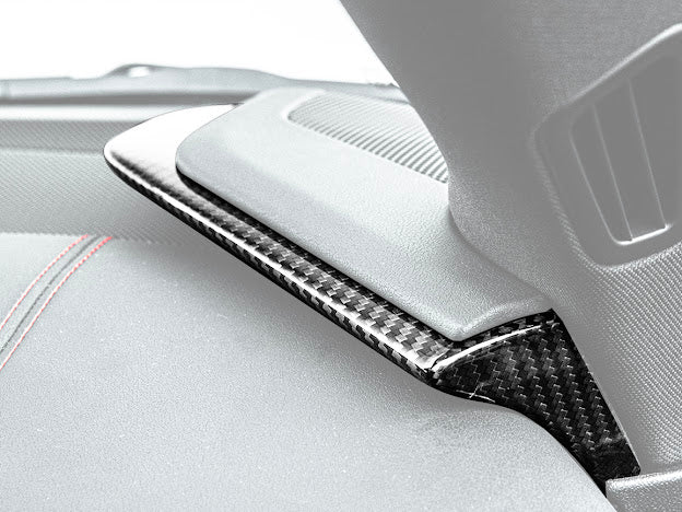 2020+ CHEVROLET CORVETTE C8 CARBON FIBER UPPER DASH PAD TRIM COVER KIT