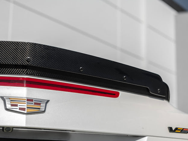 2016-2019 ATS-V COUPE  | Wickerbill Trunk Spoiler Wing Carbon Fiber
