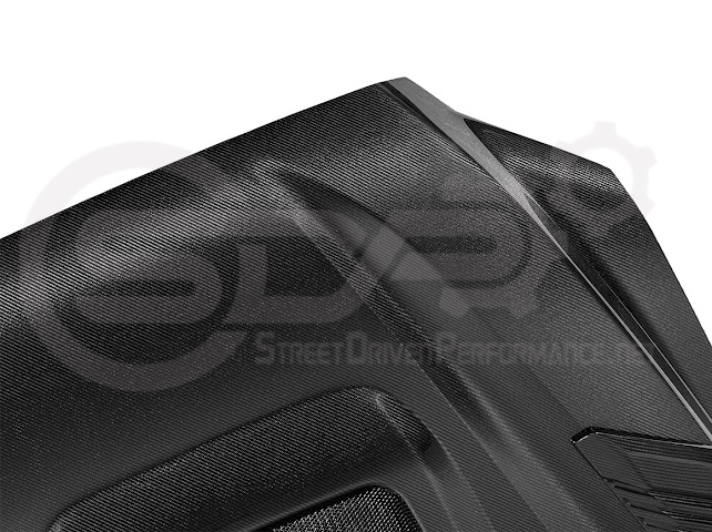 2022-UP TOYOTA TUNDRA | SDP CARBON FIBER FRONT VENTED HOOD WITH SIDE VENTS