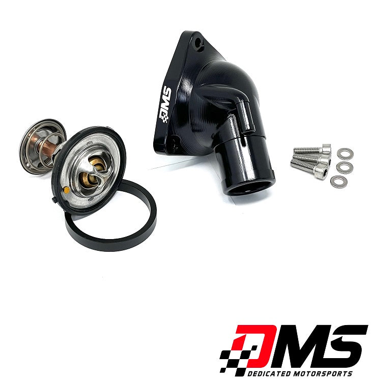 DMS Black Billet Thermostat Housing with LS3 Style 160 Degree Thermostat for all Gen V LT Engines