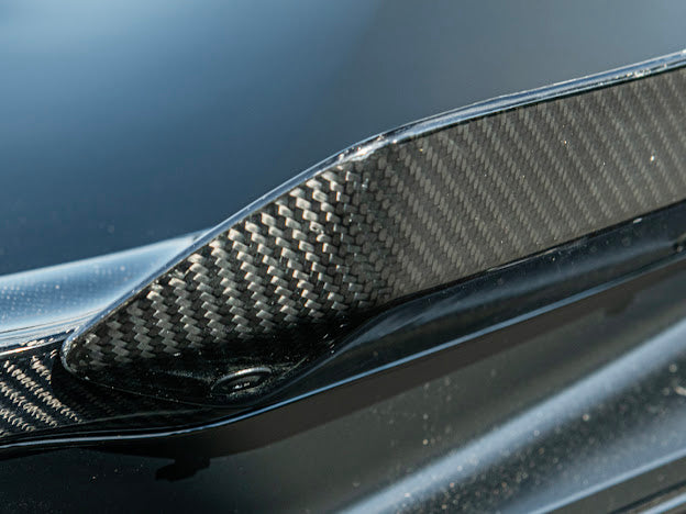 2023-Up CORVETTE C8 Z06 / E-RAY | CARBON FIBER REAR SPOILER WICKER BILL EXTENSION