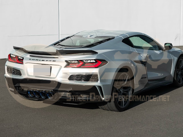 2023-Up Corvette C8 Z06 | Jake Skull Logo Rear Wickerbill Spoiler Wing