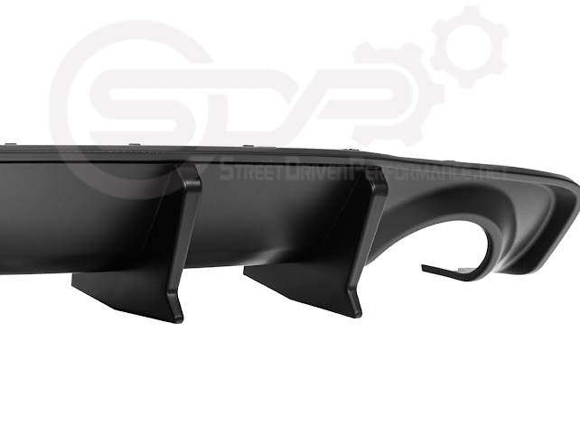 2020-UP DODGE CHARGER WIDEBODY | SRT PERFORMANCE TRACK STYLE REAR BUMPER DIFFUSER