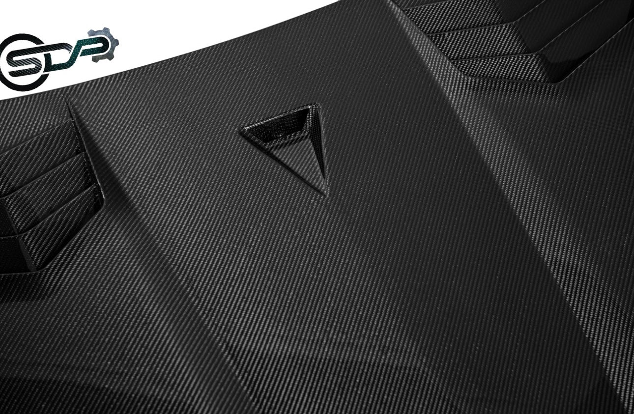 2020+ Corvette C8 | GT3 R Style CARBON FIBER Vented Front Hood