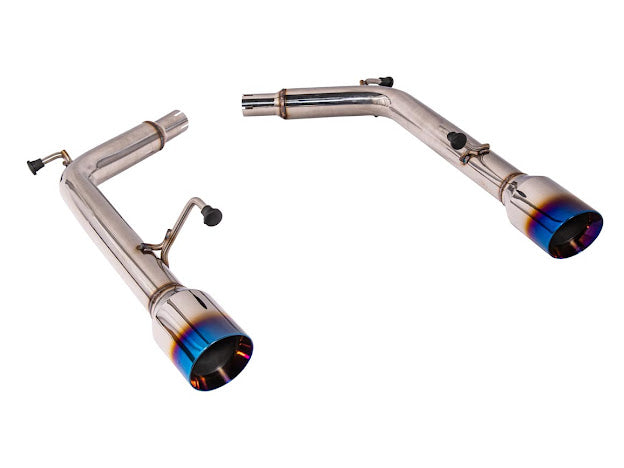 2007-2008 INFINITI G35 SEDAN & 2008-2014 INFINITI G37 SEDAN | MUFFLER DELETE AXLE BACK DUAL TIPS EXHAUST (CHROME TIPS OR BURNT BLUE TIPS)