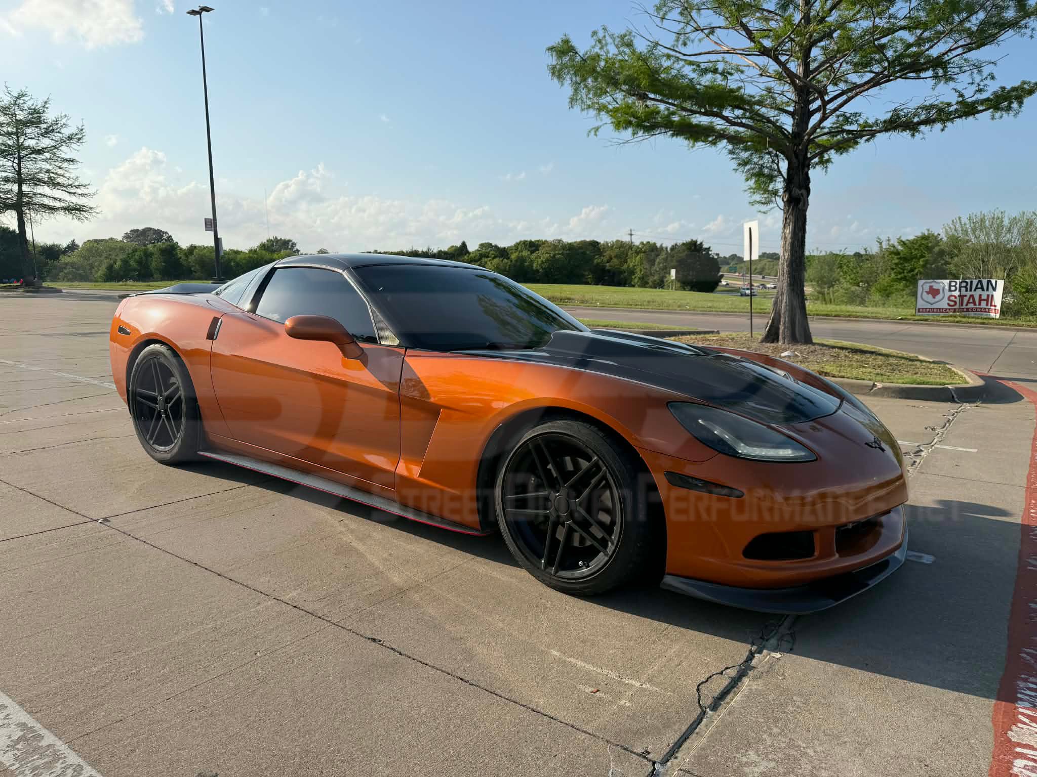 2005-2013 CHEVROLET CORVETTE C6 | SDP AGGRESSIVE STYLE  CARBON FIBER REAR TRUNK LID WING SPOILER
