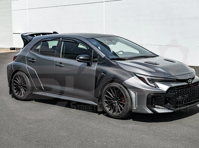 2023-UP GR COROLLA | FACTORY STYLE CARBON FIBER FRONT SIDE FENDERS WITH VENTS (PAIR)