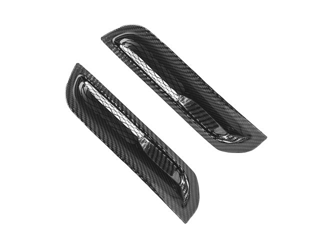 2023-UP TOYOTA GR COROLLA | FACTORY STYLE CARBON FIBER FRONT BUMPER SIDE VENT REPLACEMENT (PAIR)