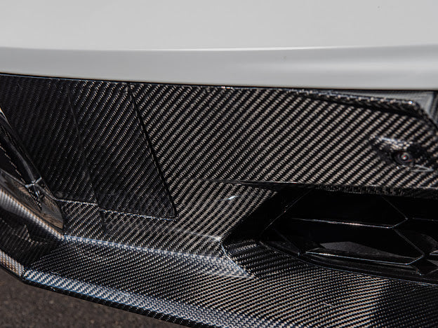 2020+ CHEVROLET CORVETTE C8 STINGRAY & Z51 | CARBON FIBER FASCIA PANEL GRILLE REPLACEMENT