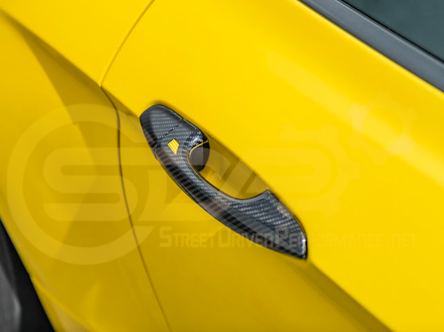 2015-2023 FORD MUSTANG S550 | CARBON FIBER OUTER DOOR HANDLE COVER SET PAIR