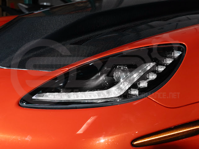 2005-2013 CHEVROLET CORVETTE C6 | C7 STYLE PROJECTOR LED SEQUENTIAL SIGNAL TURN HEADLIGHTS (PAIR)