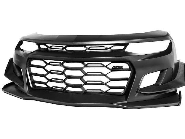2016-2018 6th Gen Camaro - ZL1 1LE Replacement Front Bumper Cover Grille Lip Canard Pair For Camaro