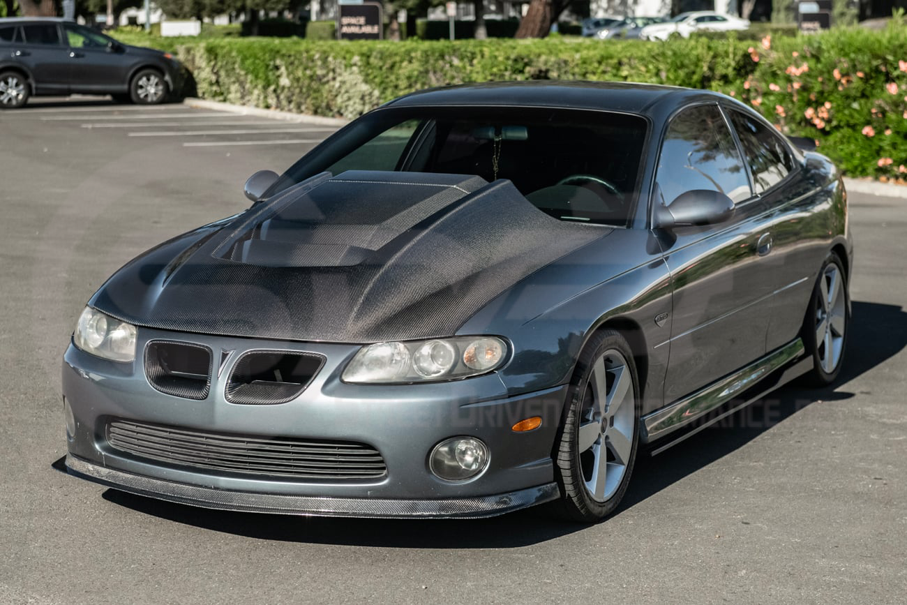 2004-2006 PONTIAC GTO | ZR1 STYLE CARBON FIBER FRONT VENTED COWL HOOD