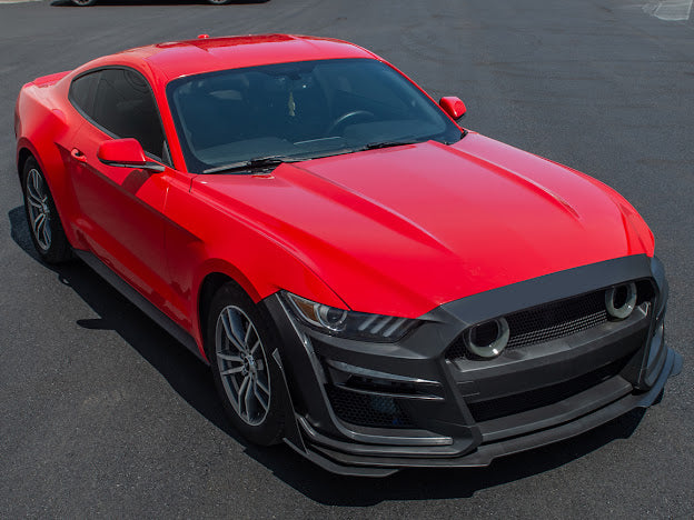 2015-17 FORD MUSTANG | GT500 CONVERSION FRONT BUMPER WITH LED GRILLE KIT