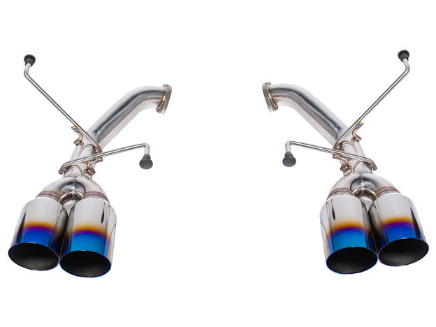 2022-UP SUBARU WRX | AXLE BACK MUFFLER DELETE DOUBLE WALL 4" QUAD TIPS EXHAUST (CHROME OR BURNT BLUE TIPS)