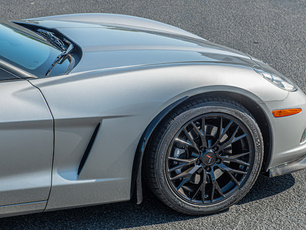 2005-2013 CHEVROLET CORVETTE C6 BASE FRONT AND REAR SPLASH GUARDS MUD FLAPS