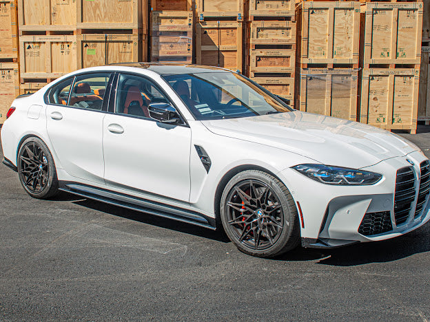 2021-Up BMW G80 M3 | M-Performance CARBON FIBER *ADD-ON* Side Skirts Extension Rocker Panel Ground Effects