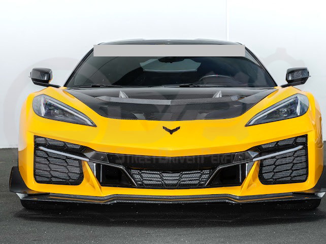 2023+ CHEVROLET CORVETTE C8 Z06 | CARBON FIBER SEQUENTIAL LED DRL LIGHT BAR BEZEL INSERT