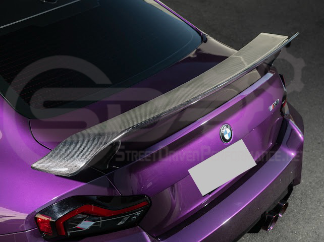 2023-UP BMW G87 M2 | M PERFORMANCE TRACK CARBON FIBER REAR HIGH WING SPOILER