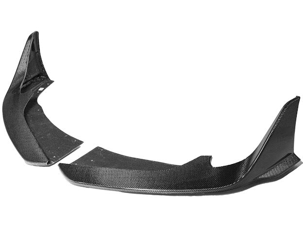 2020-UP TOYOTA SUPRA A91 CARBON FIBER FRONT SPLITTER LIP GROUND EFFECTS (2 PEICE)