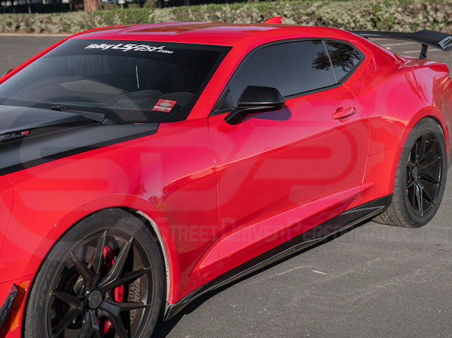 2016-2024 6TH GEN CAMARO ZL1 SIDE SKIRTS ROCKER PANLES GROUND EFFECTS