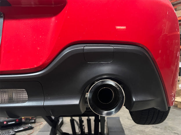 2022-PRESENT TOYOTA GR86 & SUBARU BRZ | MUFFLER DELETE AXLE BACK EXHAUST (CHOME TIPS)