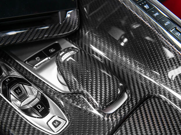 2020+ CHEVROLET CORVETTE C8 |CARBON FIBER CENTER CONSOLE W/ SWITCH TRIM FULL COVER