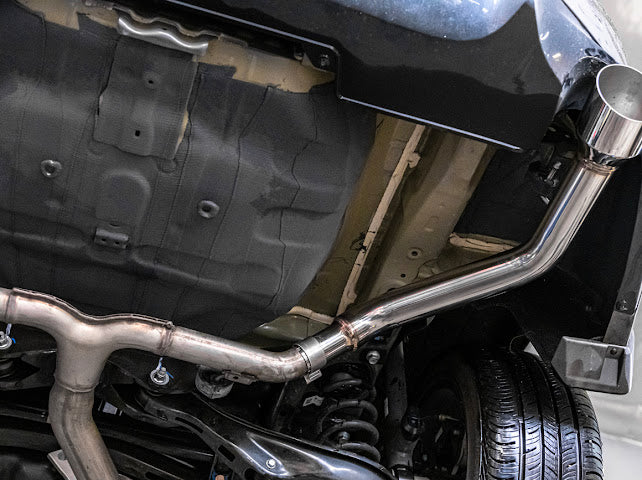 2022+ HONDA CIVC 1.5T & 2023+ ACURA INTEGRA 1.5T | MUFFLER DELETE AXLE BACK EXHAUST KIT (CHROME TIPS OR BURNT BLUE TIPS)