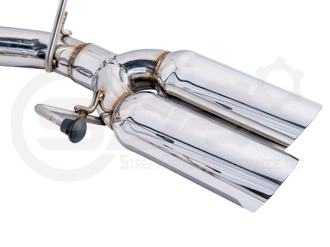 2022-PRESENT SUBARU WRX | MUFFLER DELETE BOSO AXLE BACK EXHAUST (CHROME OR BURNT BLUE TIPS)