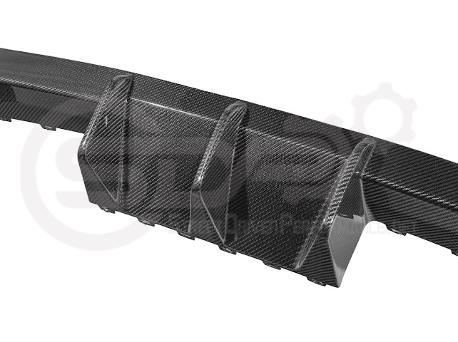 2023-UP BMW G87 M2 | M-SPORT PERFORMANCE V2 STYLE CARBON FIBER REAR BUMPER DIFFUSER