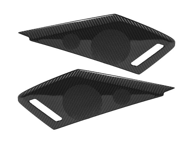 2020+ CORVETTE C8 CARBON FIBER INTERIOR DOOR SPEAKER COVER
