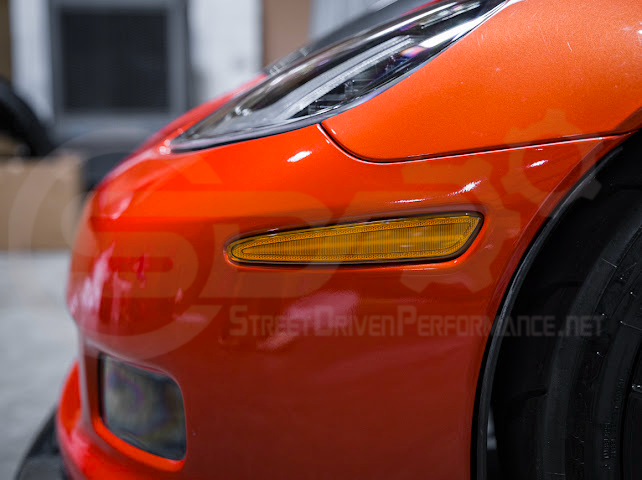 2005-2013 Chevrolet Corvette C6 | Amber Light LED Side Fender Markers Pair (Front and / or Rear) {Clear, Amber, Red, or Smoke Lenses}