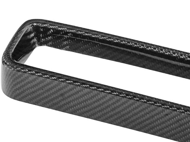 2015-2023 DODGE CHALLENGER | FACTORY STYLE CARBON FIBER HEADLIGHT TRIM COVER W/ FRONT GRILLE INSERT