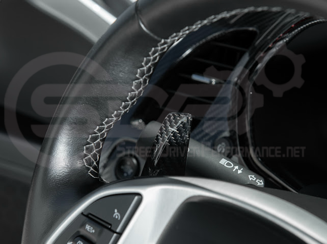 2014-2019 CHEVROLET CORVETTE C7 | CARBON FIBER FACTORY EXTENDED STYLE PADDLE SHIFTERS PAIR
